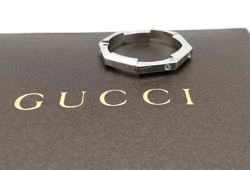 グッチ買取 Pt950 7pダイヤ トゥラブリング